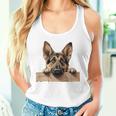 Affectionate Peek ジャーマンシェパードドッグ 長袖tシャツ タンクトップ