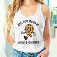 All You Need Is Love And Cookies レトロ 70年代 かわいい ハッピークッキー 長袖tシャツ タンクトップ