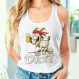 Bock Auf Dart ヤギとビールジョッキ 面白いダーツプレーヤー タンクトップ