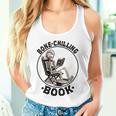 Bone-Chilling 本 スケルトン 読書 ブックワームブックラバーズ 長袖tシャツ タンクトップ