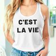 C'est Laie フランス語格言グラフィックデザイン タンクトップ