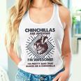 Chinchillas Are Awesome 面白いチンチラママパパ タンクトップ