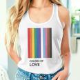 Colors Of Love Lgbt Flag Pride Month トランスジェンダー レインボーtシャツ タンクトップ