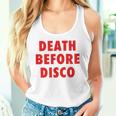 Death Before Disco Inspired メンズ レディース 80年代レトロ タンクトップ