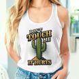 Don't Touch Me It Hurts – サボテンの反社会的ユーモア タンクトップ