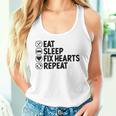 Eatleep Fix Heartsリピート心臓専門医心臓病学 タンクトップ