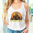 Elquatcho 面白いシンコ・デ・マヨ ビッグフット サスカッチ タンクトップ