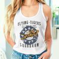 Flying Tigersquadron 第二次世界大戦ヴィンテージ記章 バックプリント タンクトップ