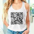Fu Qr スキャンコード 皮肉ユーモア Fuバックプリント タンクトップ