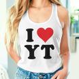 I Heart Yt Initials I Love YT First And Last Name Yタンクトップ