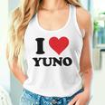 I Heart Yuno ファーストネーム I Love パーソナライズ タンクトップ