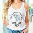 I'm Notingle I Have My Maltesealentines マルチーズ犬 タンクトップ