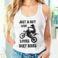 メンズ Just A Guy Who Loves ダートバイク 面白い モトクロス タンクトップ