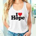 I Love Heart Hope Namee On A タンクトップ