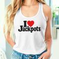 I Love Heart Jackpotslotslot Machines カジノラスベガス タンクトップ