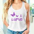 Lupus Warrior パープルバタフライ&リボン ポケット付き タンクトップ