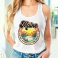 Maine Usa ハイキング ハイカー バックパッカー ハイキング 山 アウトドア 長袖tシャツ タンクトップ