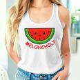 Meloncholy 面白い スイカ しゃれ フルーツ好き。 タンクトップ