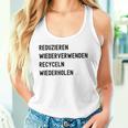 Reduzieren Wiederverwenden Recyceln Wiederholen タンクトップ