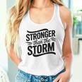 Stronger Than Thetorm Motivational Inspirational Positive タンクトップ