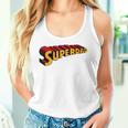 Super Daduperdad uperhero Dad タンクトップ