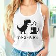 Tea Rex Pixel 8ビットゲーム恐竜 タンクトップ