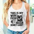 This Is My Work From Homearcastic Cat Remote Worker タンクトップ