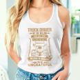 Truck Drivers Fun Truckers トラッキング スカル バックサイド 長袖tシャツ タンクトップ