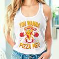 You Wanna Pizza Me 面白い ファイター ピザ愛好家 ファーストフード しゃれ 長袖tシャツ タンクトップ