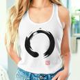 Zen Calligraphy Buddhist Enso Circle タンクトップ