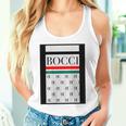 【バックプリント・背中側】Bocci ぼっち ロゴ 総柄 イタリア国旗風【変なtシャツ】陰キャ ブランド パロディ 面白 タンクトップ