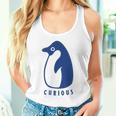 かわいいアデリーペンギン、学習者や探検家のためのミニマルアート。 タンクトップ