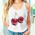 さくらんぼ フルーツ モチーフ イラスト さくらんぼ タンクトップ