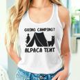 アルパカ キャンプ 恋人 テント キャンパー 行楽 キャンプ アルパカ 長袖tシャツ タンクトップ