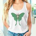 オオミズアオ ルナモス 薄い 緑色 黄緑色 蛾 Luna Moth レトロ 虫 昆虫 イラスト かっこいい おしゃれ タンクトップ