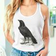 カラス ビンテージ イラスト カラス タンクトップ