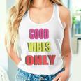 グッド・バイブス・オンリー 長袖tシャツ タンクトップ
