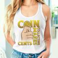 コイン収集はセント硬貨を集めるコインコレクター タンクトップ