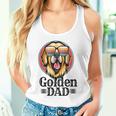 ゴールデンパパヴィンテージゴールデンレトリバー犬のための父親の日 タンクトップ