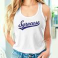 シラキュース ニューヨーク バーシティ スクリプト クラシック スポーツ ジャージスタイル タンクトップ
