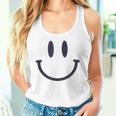 スマイリーフェイス キュート ポジティブ モチベーションアップ ハッピーススマイルフェイス タンクトップ