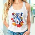 タイガー 動物 自然 動物園 抽象芸術 顔 虎 タンクトップ