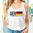ドイツ 国旗 ドイツ カントリーコード Gerスポーツゲーム アスリート タンクトップ