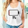 バッテリー1 1残り バッテリー切れtシャツバッテリー低 タンクトップ