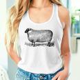 ビンテージ羊の描画 タンクトップ
