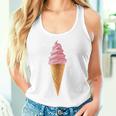ピンク ソフトサーブ ストロベリー アイスクリーム コーン タンクトップ