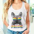 フレンチブルドッグ ゲイプライド Lgbt レインボーフラッグ サングラス Lgbtq タンクトップ