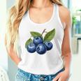 ブルーベリー愛好家のためのブルーベリーデザイン タンクトップ