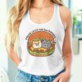 ボンレス犬とボンレス猫 ハンバーガー タンクトップ