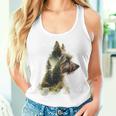 ヨークシャーテリア 犬 モチーフ ペット アートワーク ヨークシャーテリア タンクトップ